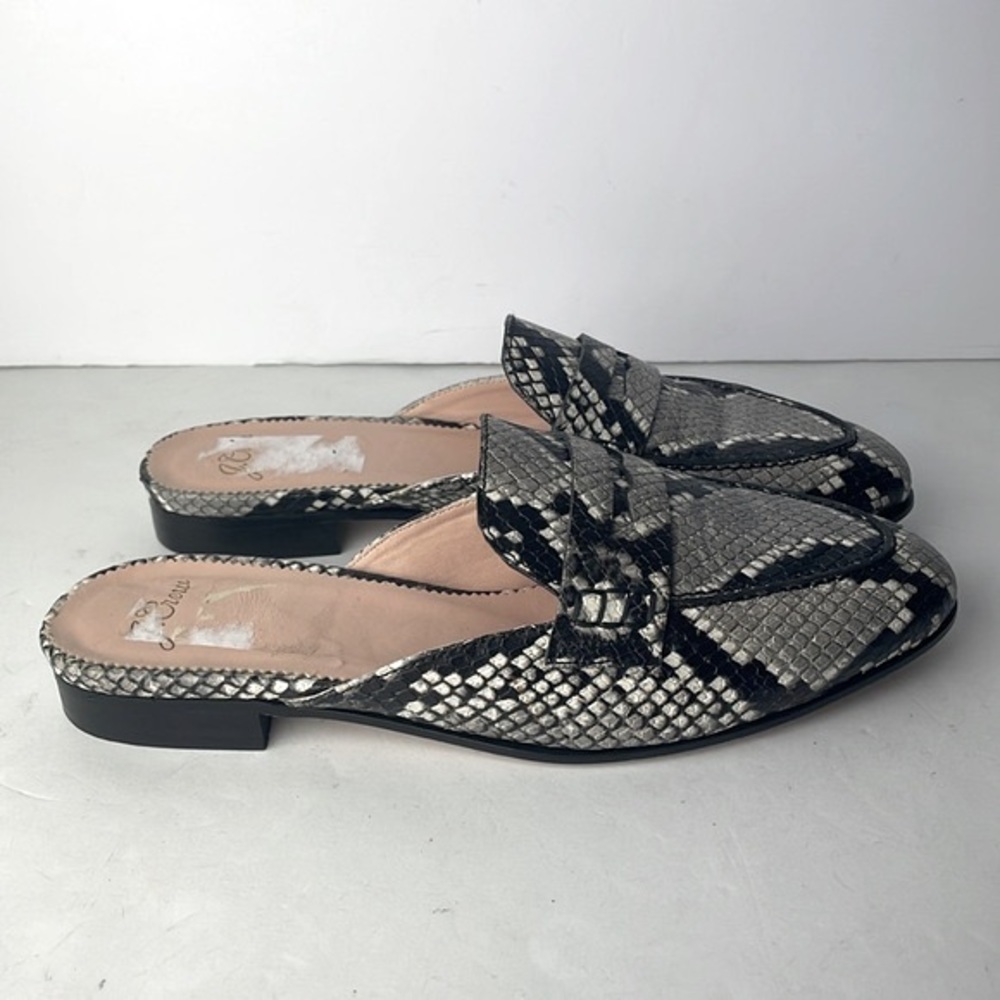 J Crew Academy Snake Print Penny Loafers 7 - Picture 3 of 9